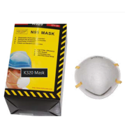 Performer K320 N95 Respirator Mask, Disposable Cup Shape, High Filtration Efficiency, Comfortable Fit, EN149 Certified, Medical & Industrial Dust Protection